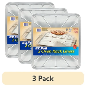 EZ Foil Disposable Oven Liner Trays, 18.25 x 15.75 in, 2 Count (Pack of 3) EZ Foil Disposable Oven Liner Trays, 18.25 x 15.75 in, 2 Count (Pack of 3)