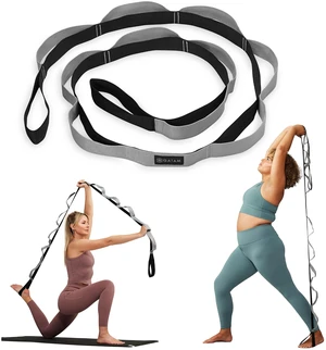 Gaiam Stretch Strap 60 Inches Grey Gaiam Stretch Strap 60 Inches Grey
