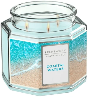 Scentworx Slatkin & Co Coastal Waters 3-Wick Jar Candle 14.5oz Scentworx Slatkin & Co Coastal Waters 3-Wick Jar Candle 14.5oz