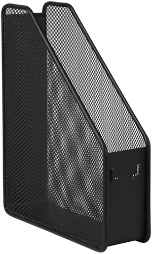 Pen+Gear Metal Mesh Magazine File Holder, Black, 1 Compartment Pen+Gear Metal Mesh Magazine File Holder, Black, 1 Compartment