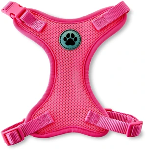 Vibrant Life Reflective Mesh Adjustable Dog Harness, Pink, Small Vibrant Life Reflective Mesh Adjustable Dog Harness, Pink, Small