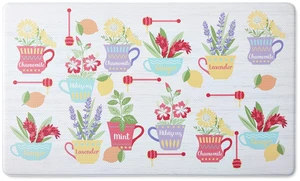 Mainstays Herbal Tea Multicolor Kitchen Mat, 18"W x 30"L, 1 Piece Mainstays Herbal Tea Multicolor Kitchen Mat, 18"W x 30"L, 1 Piece