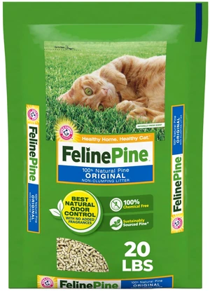 Feline Pine Original 100% Natural Cat Litter 20LB Feline Pine Original 100% Natural Cat Litter 20LB