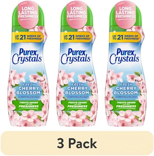 Purex Crystals Scent Booster Fresh Cherry Blossom, 21oz, 3-Pack Purex Crystals Scent Booster Fresh Cherry Blossom, 21oz, 3-Pack