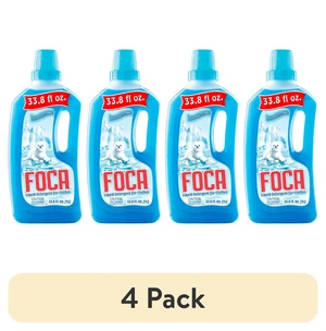 Foca Liquid Laundry Detergent, Enzyme Formula, for Tough Stains, 33.8 fl oz (4 Pack) Foca Liquid Laundry Detergent, Enzyme Formula, for Tough Stains, 33.8 fl oz (4 Pack)