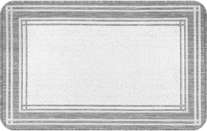 Mainstays Dcor Frame Woven Kitchen Mat, Gray, 20in x 32in Mainstays Dcor Frame Woven Kitchen Mat, Gray, 20in x 32in