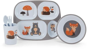 Monbebe Kids Mealtime Set 5-Piece Woodland Monbebe Kids Mealtime Set 5-Piece Woodland