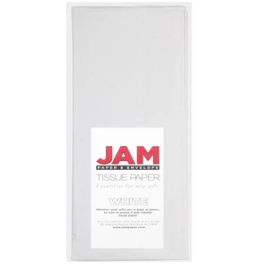 JAM Paper White Gift Wrap Tissues, 20 Count JAM Paper White Gift Wrap Tissues, 20 Count