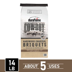 Cowboy Brand 14lb Long Lasting Hardwood Charcoal Briquets Cowboy Brand 14lb Long Lasting Hardwood Charcoal Briquets