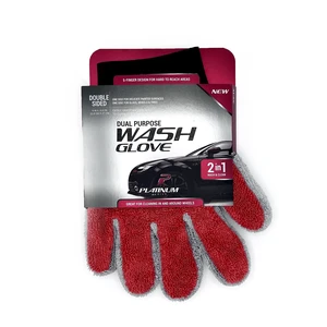 Platinum Series 2-in-1 Microfiber Wheel Cleaning Glove Mitt Platinum Series 2-in-1 Microfiber Wheel Cleaning Glove Mitt