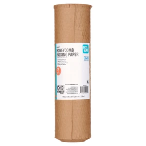 Pen+Gear 12in. x 75ft. Honeycomb Packing Paper & Cushioning Wrap, Perforated, Kraft, 1 Roll Pen+Gear 12in. x 75ft. Honeycomb Packing Paper & Cushioning Wrap, Perforated, Kraft, 1 Roll