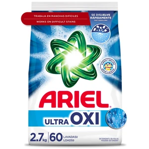 Ariel Ultra Oxi Laundry Detergent Powder, Original Scent, 2.7kg, 60 Loads Ariel Ultra Oxi Laundry Detergent Powder, Original Scent, 2.7kg, 60 Loads