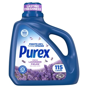Purex Fresh Lavender Fields Liquid Detergent, 150 Fl Oz, 115 Loads Purex Fresh Lavender Fields Liquid Detergent, 150 Fl Oz, 115 Loads