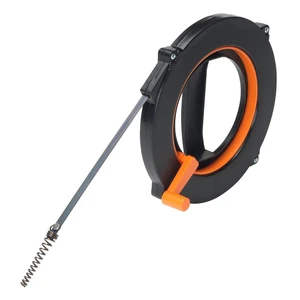 Plumb Craft 1/4in 20ft Sink Drain Cleaner with Storage Case Plumb Craft 1/4in 20ft Sink Drain Cleaner with Storage Case