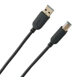 Onn 10ft USB to USB-B Printer Cable, Gray, 1 Pack Onn 10ft USB to USB-B Printer Cable, Gray, 1 Pack