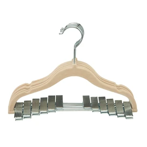 Simplify Kid's Plastic, Fabric & Metal Clothing Hangers with Clips, 6 Pack Simplify Kid's Plastic, Fabric & Metal Clothing Hangers with Clips, 6 Pack