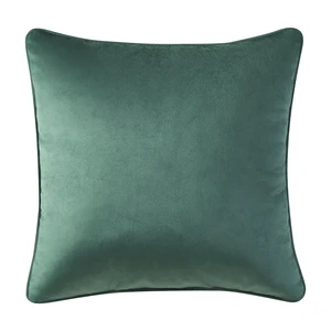 Holiday Time 18x18in Green Velvet Decorative Pillow Holiday Time 18x18in Green Velvet Decorative Pillow