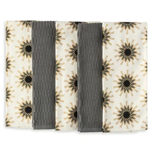 Thyme & Table Starburst Kitchen Towel Set, 5-Pack, 16x28 Inches Thyme & Table Starburst Kitchen Towel Set, 5-Pack, 16x28 Inches