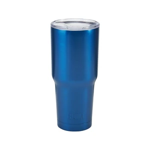 BUILT 30 oz Double-Wall Insulated Stainless Steel Tumbler Water Bottle, Blue BUILT 30 oz Double-Wall Insulated Stainless Steel Tumbler Water Bottle, Blue