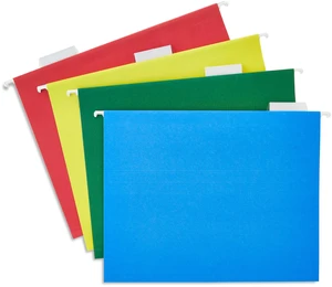 Pen+Gear Hanging File Folders, Letter Size, Assorted Colors, 25 Count Pen+Gear Hanging File Folders, Letter Size, Assorted Colors, 25 Count