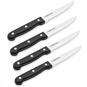 Farberware Never Needs Sharpening 4-Piece 4.5in Steak Knife Set Farberware Never Needs Sharpening 4-Piece 4.5in Steak Knife Set