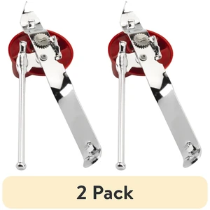 2 Pack GoodCook 3-in-1 Chrome Plated Manual Can Opener with Stainless Steel Finish 2 Pack GoodCook 3-in-1 Chrome Plated Manual Can Opener with Stainless Steel Finish