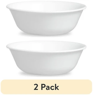 Corelle Winter Frost White 18oz Soup Bowl 2-Pack Corelle Winter Frost White 18oz Soup Bowl 2-Pack