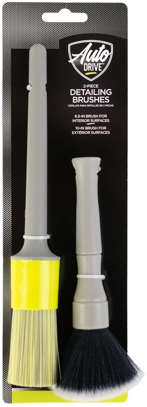 Auto Drive 2-Piece Interior & Exterior Car Detailing Brush Set Auto Drive 2-Piece Interior & Exterior Car Detailing Brush Set