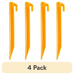 Coghlan's Tent Pegs 4-Pack - 9in, Lightweight, 100% Recycled Plastic Coghlan's Tent Pegs 4-Pack - 9in, Lightweight, 100% Recycled Plastic