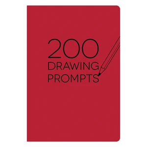 Piccadilly 200 Drawing Prompts Guided Sketchbook 204 Pages, Red Cover Piccadilly 200 Drawing Prompts Guided Sketchbook 204 Pages, Red Cover