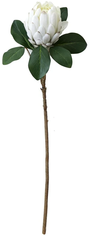 Mainstays 26.5in White Artificial King Protea Stem Mainstays 26.5in White Artificial King Protea Stem