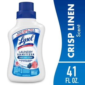 Lysol Laundry Sanitizer Additive, Crisp Linen, 41 fl oz Lysol Laundry Sanitizer Additive, Crisp Linen, 41 fl oz