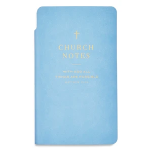 Pen+Gear Simulated Leather Church Notes Journal for Adults, Blue, 4.5x7.5in, 192 Ruled Pages Pen+Gear Simulated Leather Church Notes Journal for Adults, Blue, 4.5x7.5in, 192 Ruled Pages