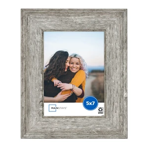 Mainstays 5x7 Rustic Gray Tabletop Picture Frame Mainstays 5x7 Rustic Gray Tabletop Picture Frame