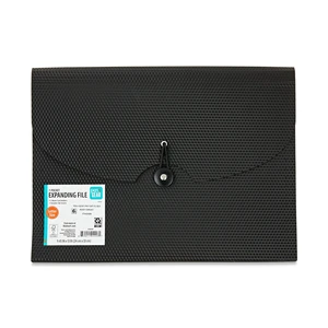 Pen+Gear 7-Pocket Poly Expanding File, Textured Black Pen+Gear 7-Pocket Poly Expanding File, Textured Black