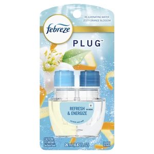 Febreze Plug In Air Freshener Odor-Fighting Scented Oil Refill, Refresh & Energize, 1 Count Febreze Plug In Air Freshener Odor-Fighting Scented Oil Refill, Refresh & Energize, 1 Count