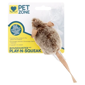 Pet Zone Play-N-Squeak Mouse Hunter Cat Toy for Cats and Kittens Pet Zone Play-N-Squeak Mouse Hunter Cat Toy for Cats and Kittens