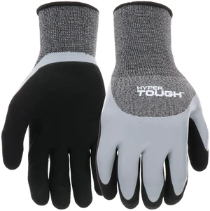 Hyper Tough Double Dipped Latex Work Gloves, Large, 1 Pair Hyper Tough Double Dipped Latex Work Gloves, Large, 1 Pair