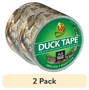 Realtree Edge Camo Duck Tape, 2 Pack, 1.88in x 15yd Realtree Edge Camo Duck Tape, 2 Pack, 1.88in x 15yd