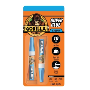 Gorilla Super Glue 2-3g Tubes Gorilla Super Glue 2-3g Tubes