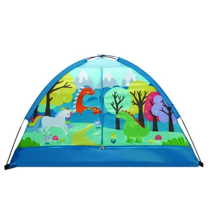 Crckt Kids Polyester Indoor Camping Play Tent with Majestic Design Print, 60"L x 36"W x 36"H Crckt Kids Polyester Indoor Camping Play Tent with Majestic Design Print, 60"L x 36"W x 36"H