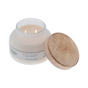 Better Homes & Gardens Salted Coconut Mahogany Scented 2-Wick Frosted Jar Candle, 18oz Better Homes & Gardens Salted Coconut Mahogany Scented 2-Wick Frosted Jar Candle, 18oz