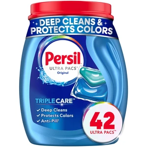 Persil Ultra Pacs Deep Clean Laundry Detergent, Original, 42 Count Persil Ultra Pacs Deep Clean Laundry Detergent, Original, 42 Count