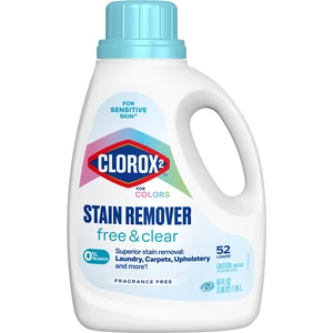Clorox 2 For Colors Stain Remover, 2-in-1 Laundry + Fabric, Free and Clear, 66 fl oz Clorox 2 For Colors Stain Remover, 2-in-1 Laundry + Fabric, Free and Clear, 66 fl oz