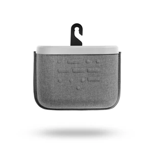 Auto Drive Universal Fit Vehicle Trash Can with Headrest Attachment Auto Drive Universal Fit Vehicle Trash Can with Headrest Attachment