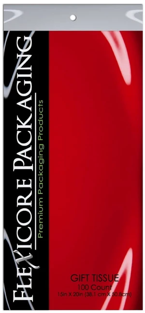 Red Gift Wrap Tissue Paper 15x20in 100 Sheets Red Gift Wrap Tissue Paper 15x20in 100 Sheets