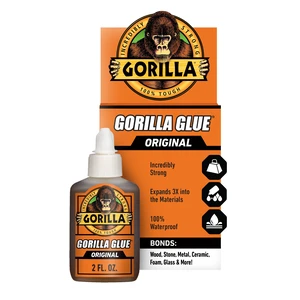 Gorilla 50002 Original Glue, 2 oz, Brown Gorilla 50002 Original Glue, 2 oz, Brown