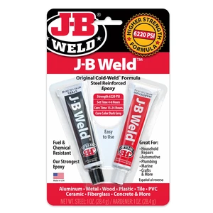 J-B Weld Twin Tube 2oz Epoxy Adhesive J-B Weld Twin Tube 2oz Epoxy Adhesive