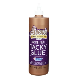 Aleene's Original Tacky Glue 16 fl oz, Premium All-Purpose Adhesive, White, Dries Clear Aleene's Original Tacky Glue 16 fl oz, Premium All-Purpose Adhesive, White, Dries Clear