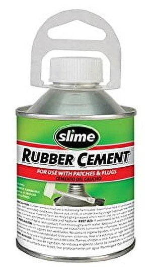 Slime 1050 Rubber Cement with No-Mess Brush Applicator, 8oz Slime 1050 Rubber Cement with No-Mess Brush Applicator, 8oz